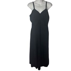 San Souci Black Slip Dress Adjustable Straps Size 6/36
